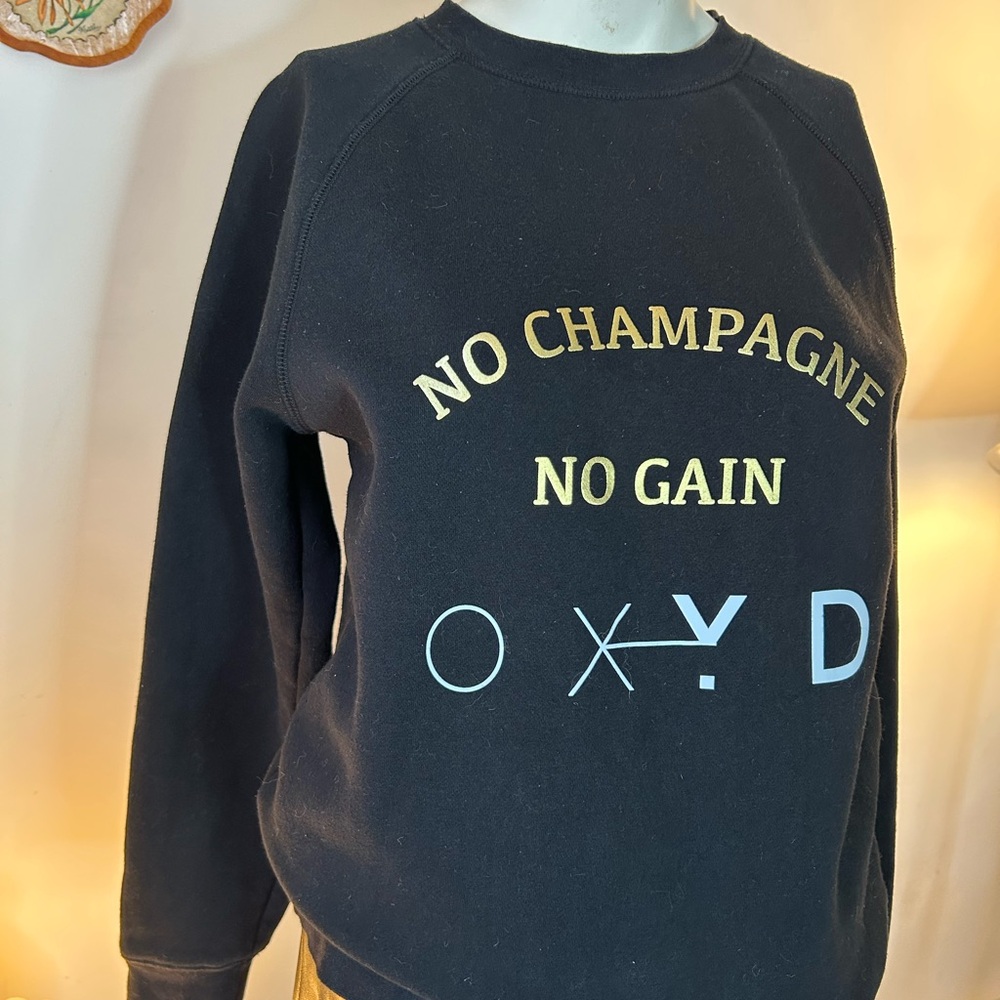 Brunette The Label Black and Gold Sweater